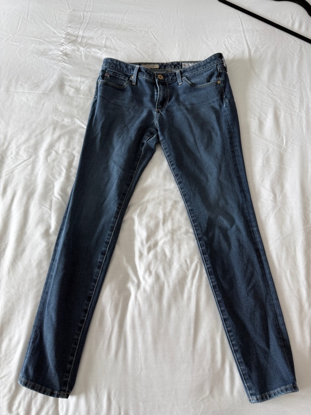 AG Adriano Goldschmied Legging Ankle Jeans Dark Wash Super Skinny 27R